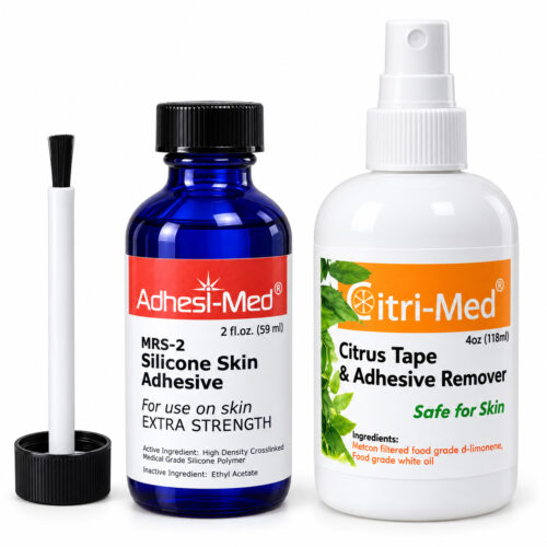 Adhesi-med medical skin adhesive and citri med remover combo kit