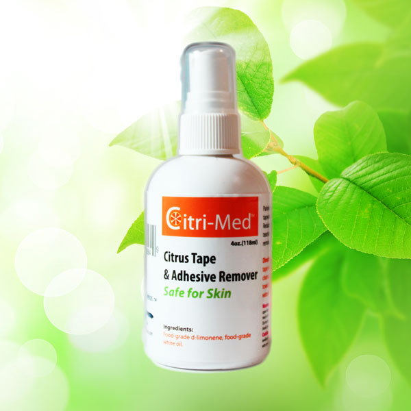 natural citrus medical adhesive remover for skin